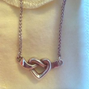James Avery Heart Knot Necklace 17 in.