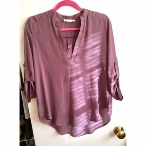 Lush Plum Colored Blouse NWOT