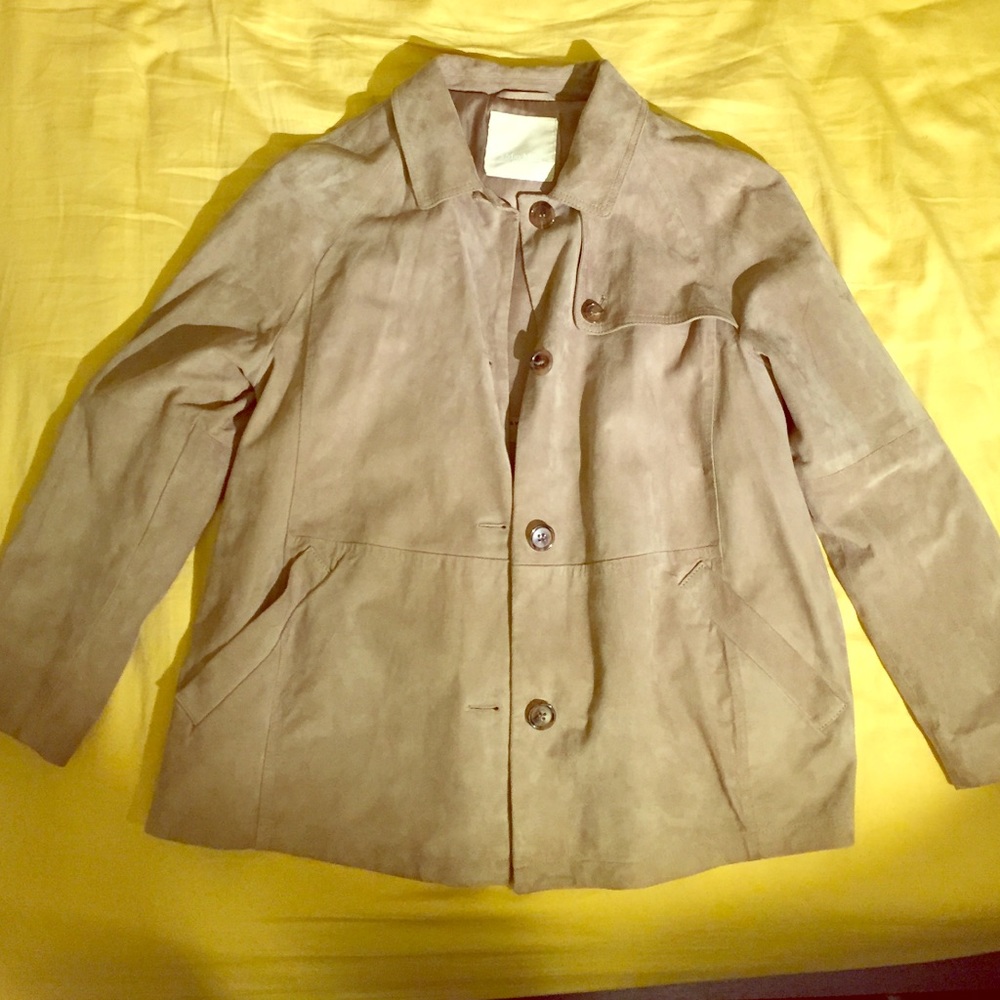 Max Mara suede jacket