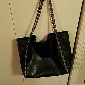 Aldo Black  and Gold purse