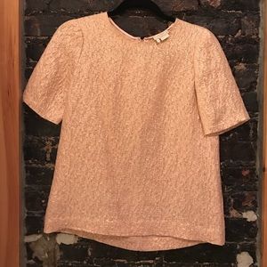 Kate Spade Light Pink Sparkle Top