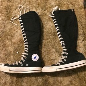 Canvas Converse Knee- High boots