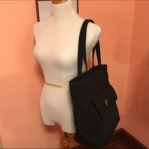 Quilted black Vera Bradley bag