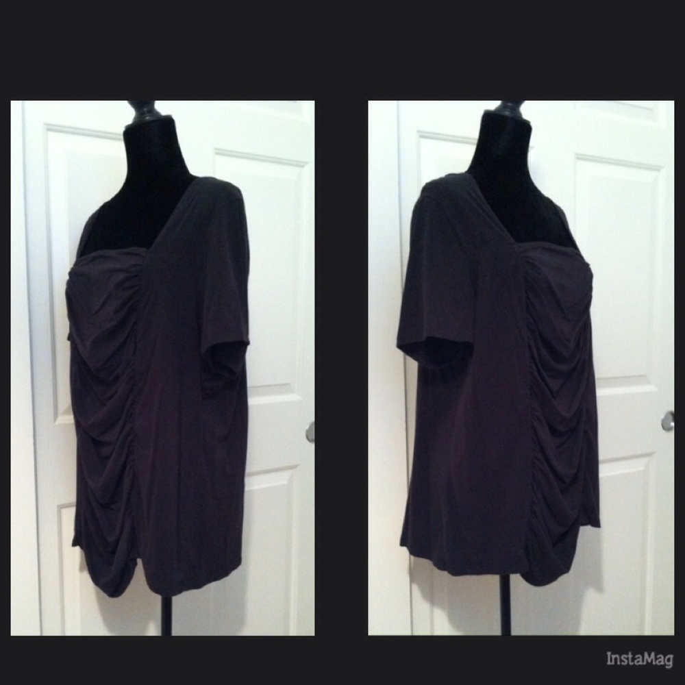 Denim 24/7 Dressy Black Tee