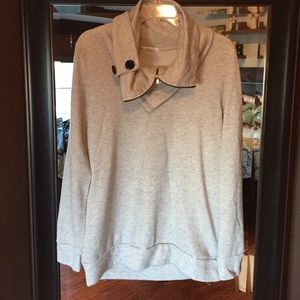 Cowl neck sweatshirt