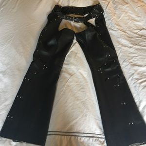Women's authentic Harley Davidson leather chaps