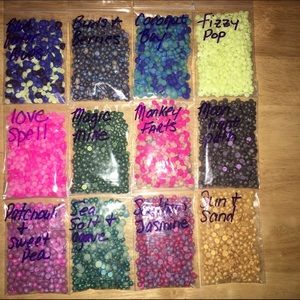 12 bags Glitter Candle Melts