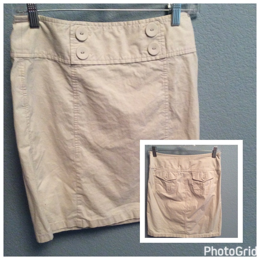 Ann Taylor cotton cargo skirt
