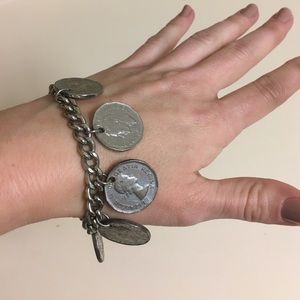 Original bracelet made with real Canadian coins