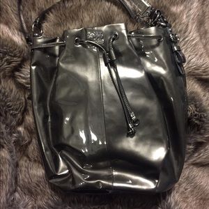 Coach Gunmetal bucket bag