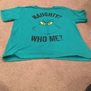 Boys Grinch T-Shirt sz L