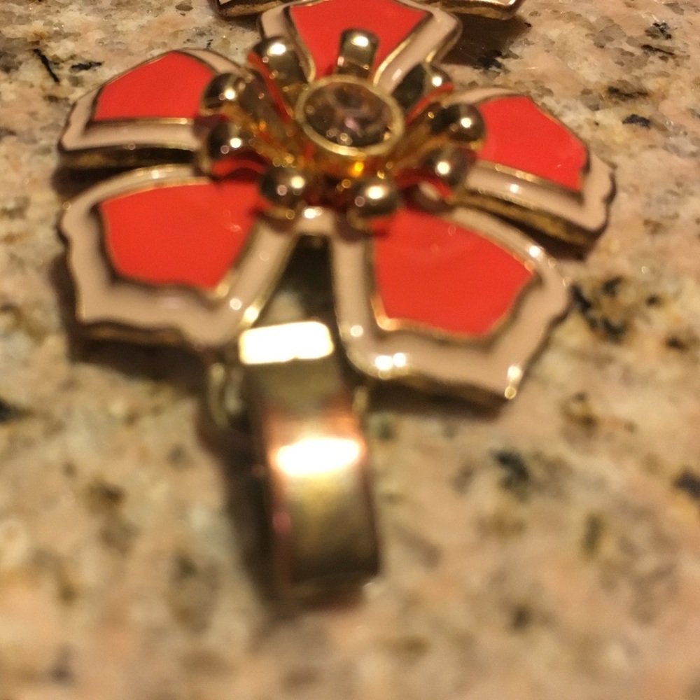 J.Crew coral flower bracelet - Picture 3 of 4