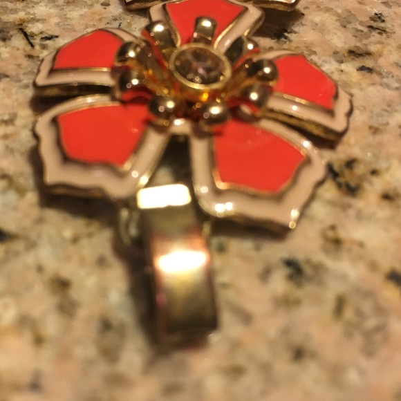 J.Crew coral flower bracelet - Picture 3 of 4