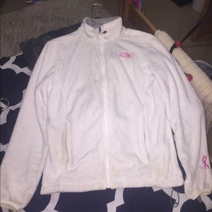 💥FINAL MARKDOWN💥 White Breast Cancer North face