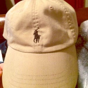 Tan polo hat