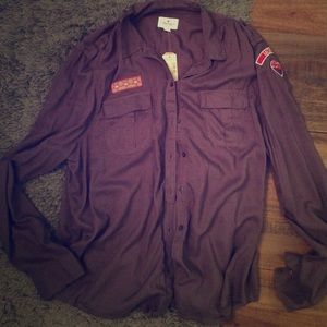 NWT American Eagle button up. Size XL