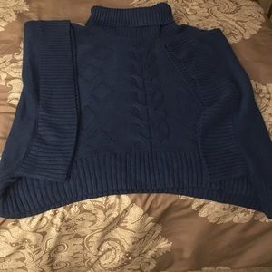 Poncho style Sweater