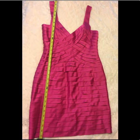 BCBGMaxazria Pink Shutterpleated Begonia Dress - Picture 5 of 6