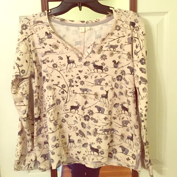 Anthropologie Tops - Anthropologie Eloise Woodland Top