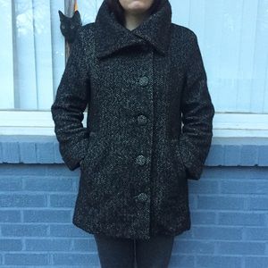 H&M Herringbone Wool Coat