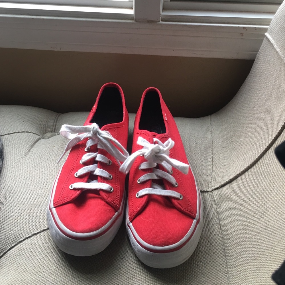 Red Keds tennis shoes