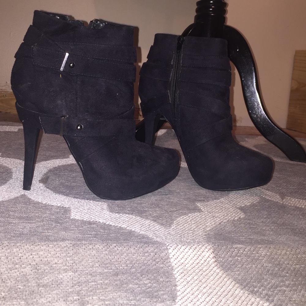 Black booties