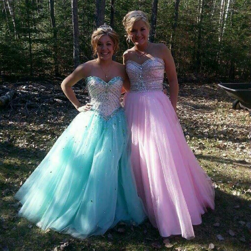 Tiffany Baby Pink Prom Dress