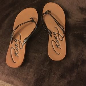 Roxy Flip Flops.