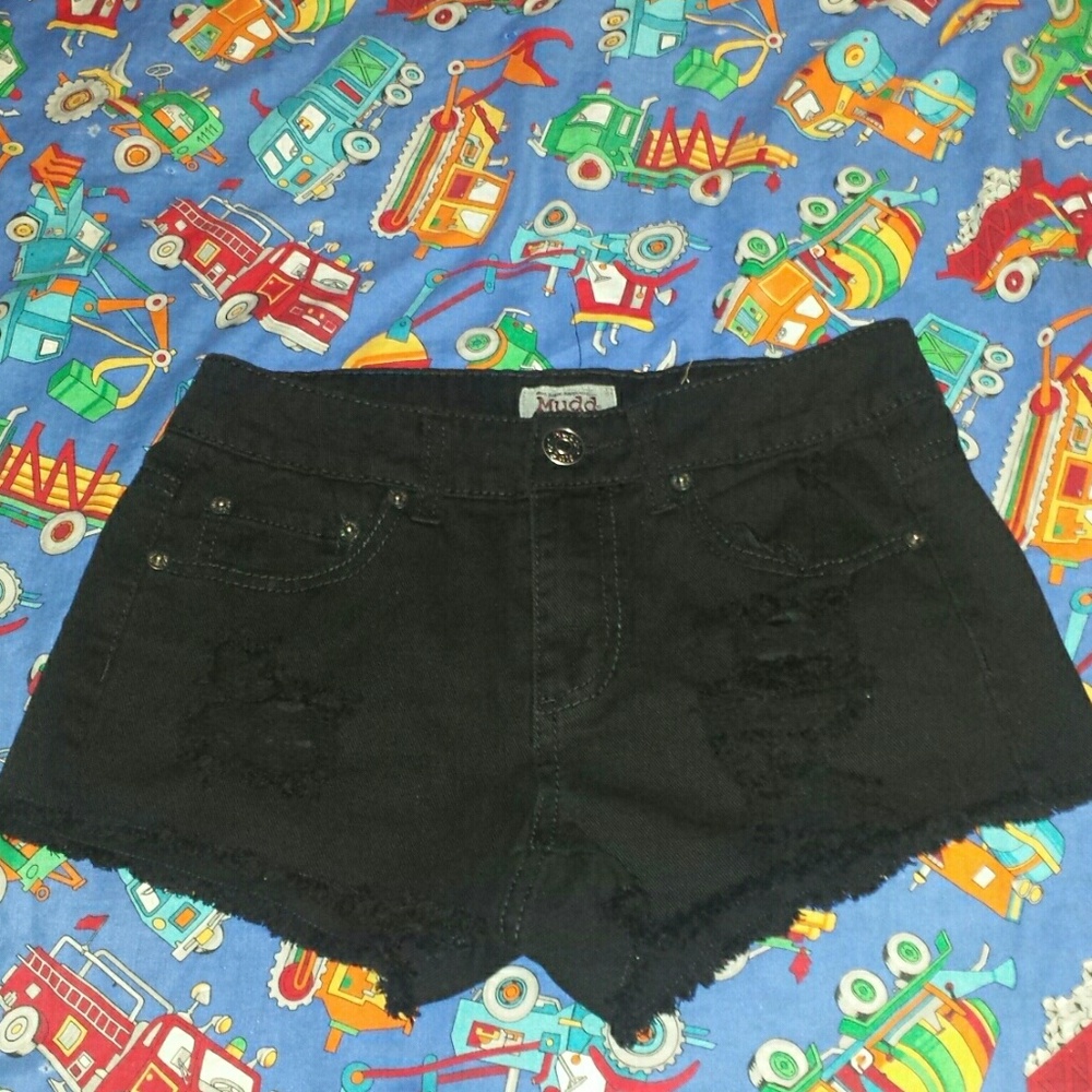 Black Short Shorts