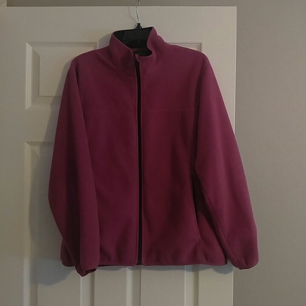 Land's End Women's Fleece Rose Size L 12-14