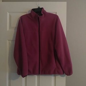 Land's End Women's Fleece Rose Size L 12-14