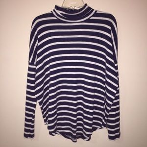 Striped Aerie Turtleneck Sweater