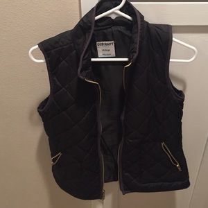 Black Old Navy vest