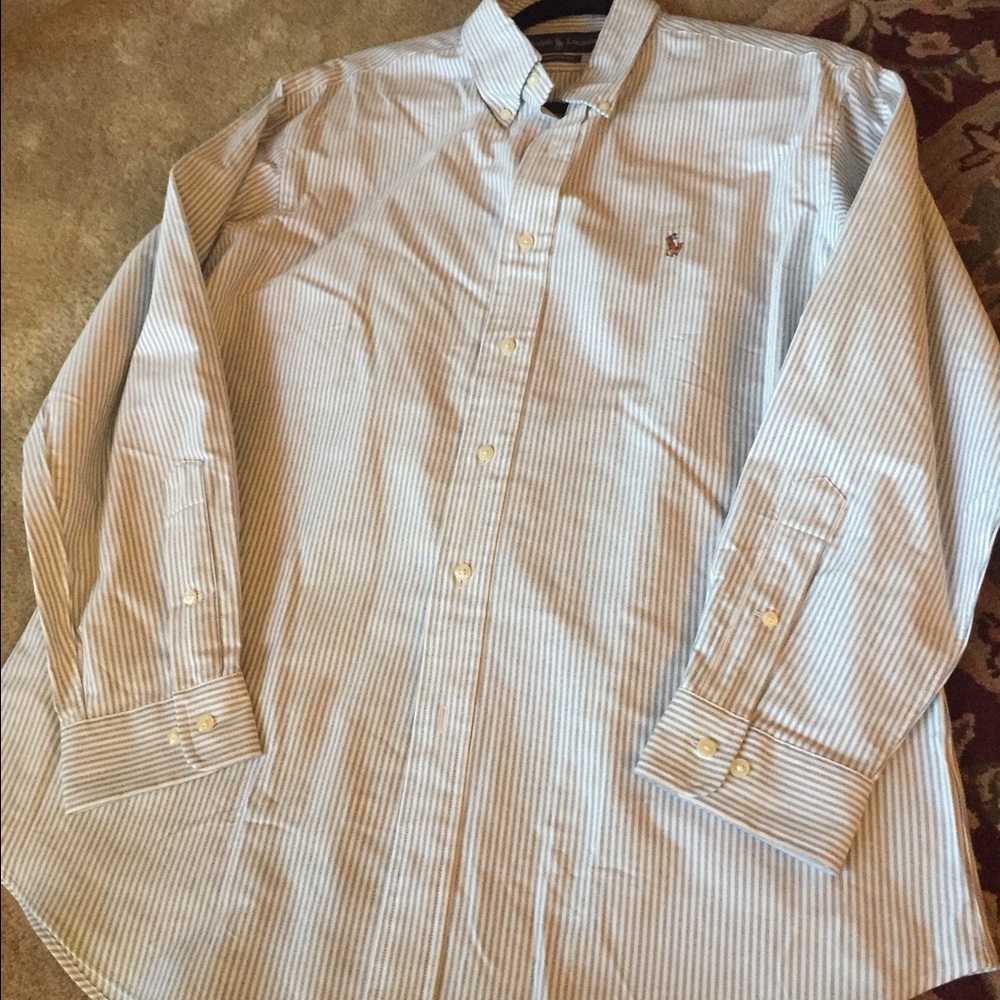 Ralph Lauren Blue stripe shirt