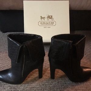 Coach fold down booties