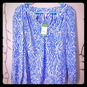 Brand new Lilly Pulitzer Elsa Silk Top Xs