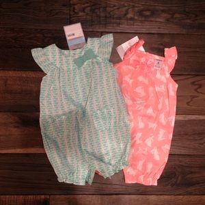 6MO Baby girls summer jumpers nwt