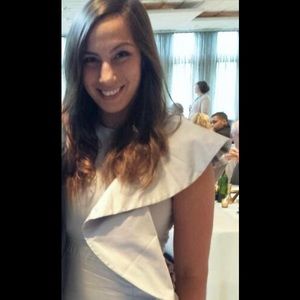 French Connection one shoulder mini dress