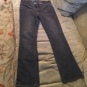Madewell faded black jeans boot cut