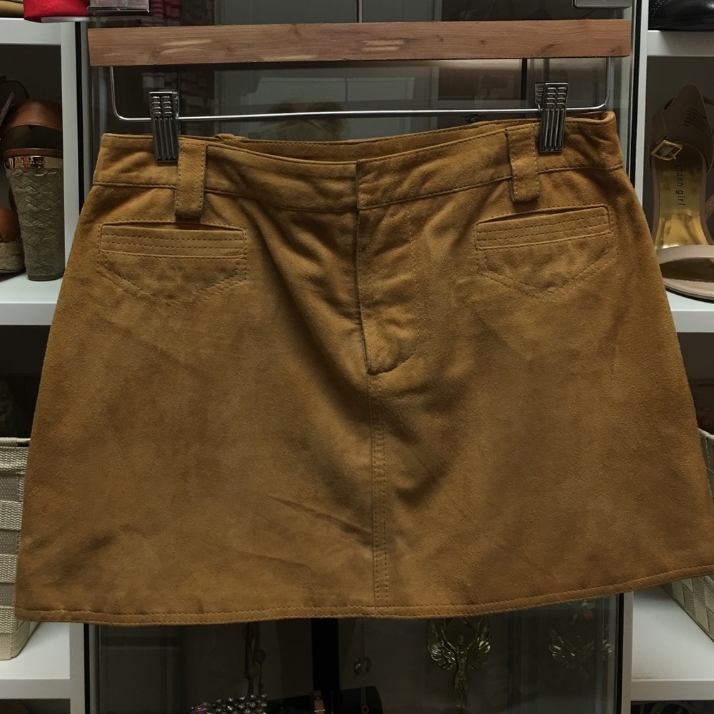 😍D&G Suede Mini Skirt