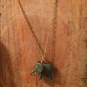 J.Crew elephant pendant, never worn