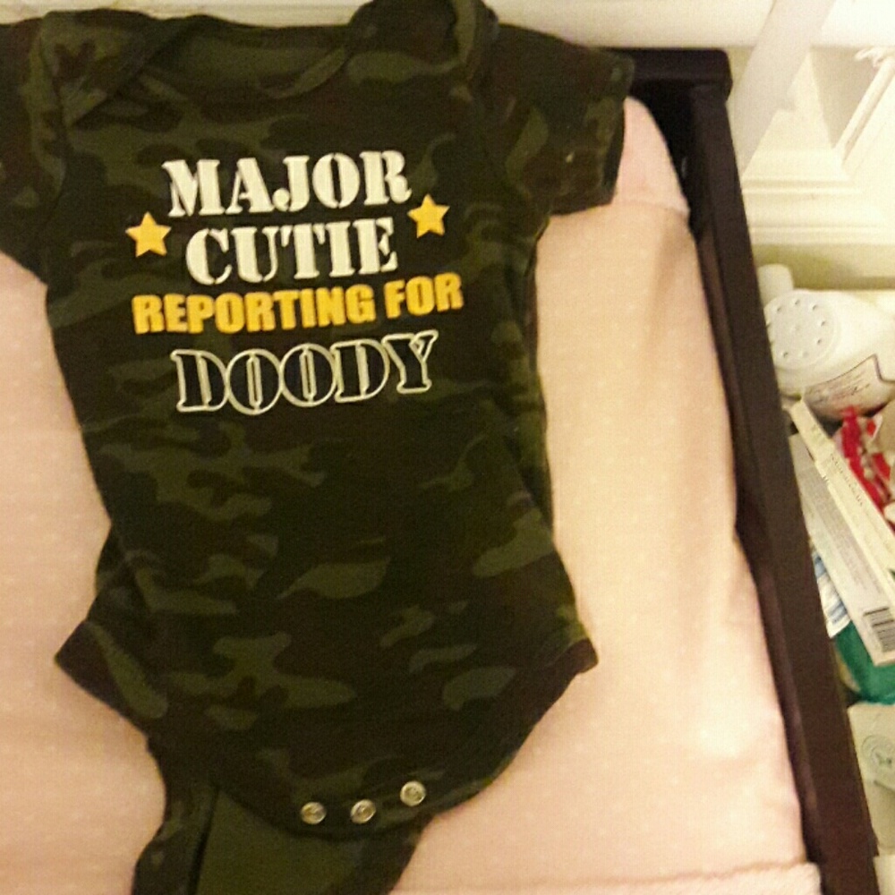 super cute logo onsie