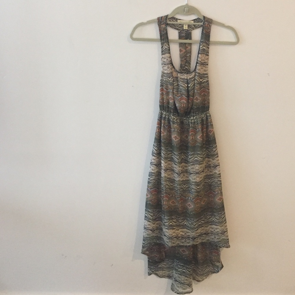 Tribal Hi-Low dress