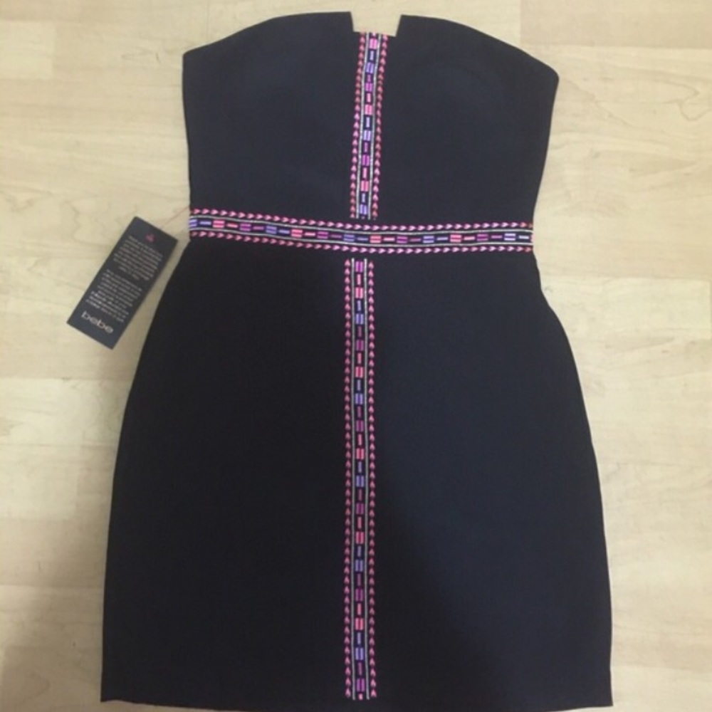 NWT Bebe Strapless Tube Dress