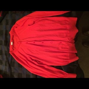 J Crew Red Sweater