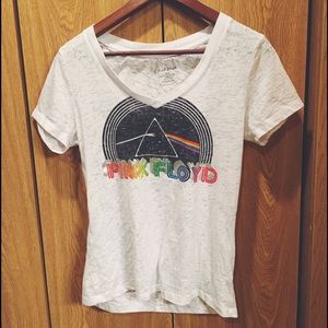 pink floyd v neck shirt