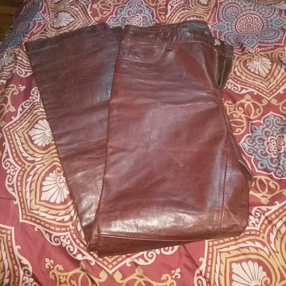 GAP Pants - GAP leather pants