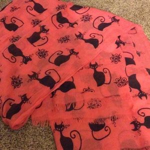 Coral Cat Scarf