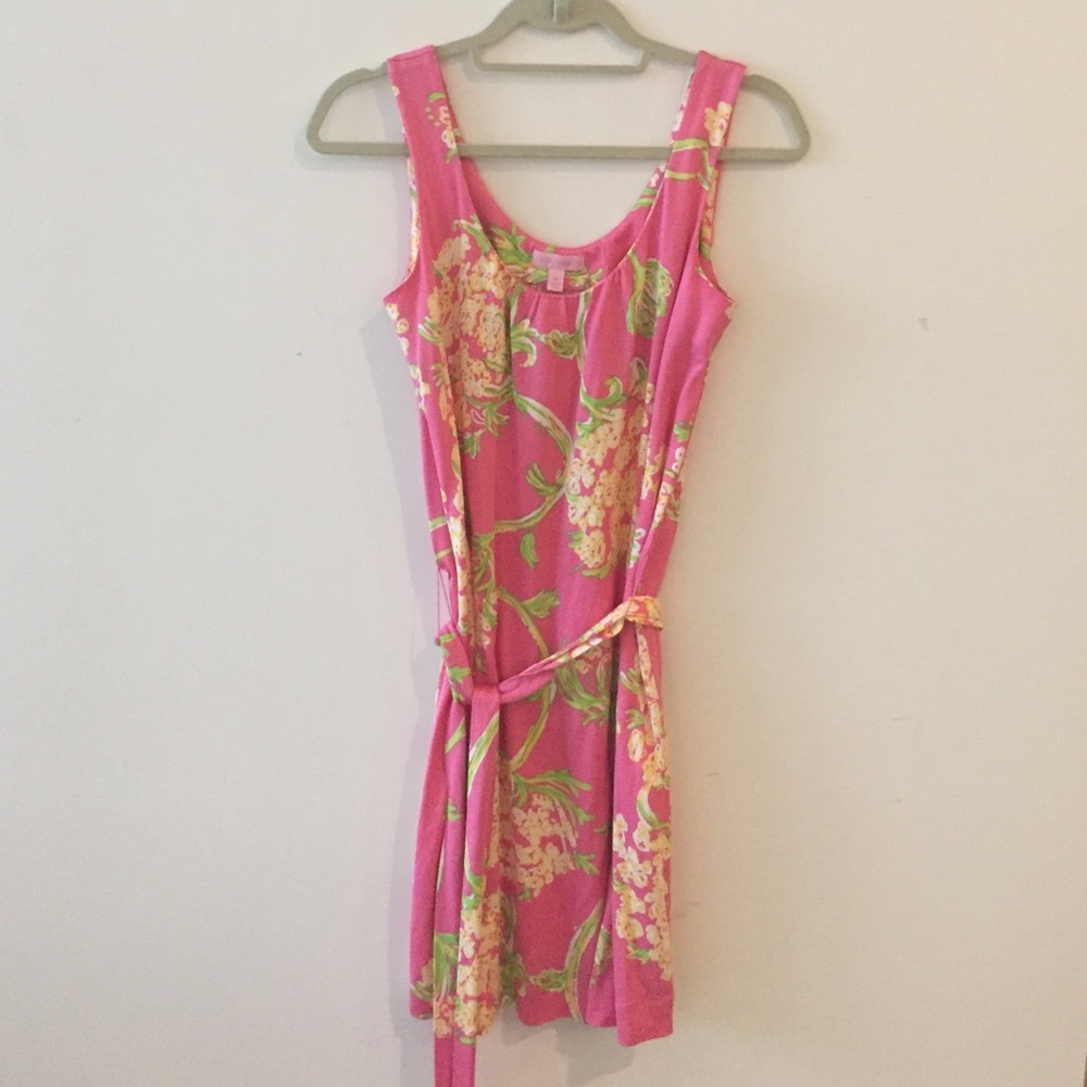 Lily Pulitzer pink floral dress