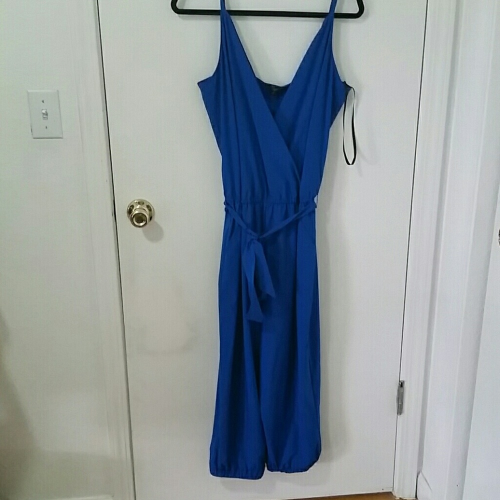Blue jumpsuit
